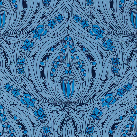 Mildmay Wallpaper - Majorelle Blue - 510029 - Morris & Co