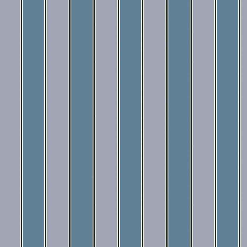 ORSMAN STRIPE Wallpaper - Amethyst & Celadon - House of Hackney