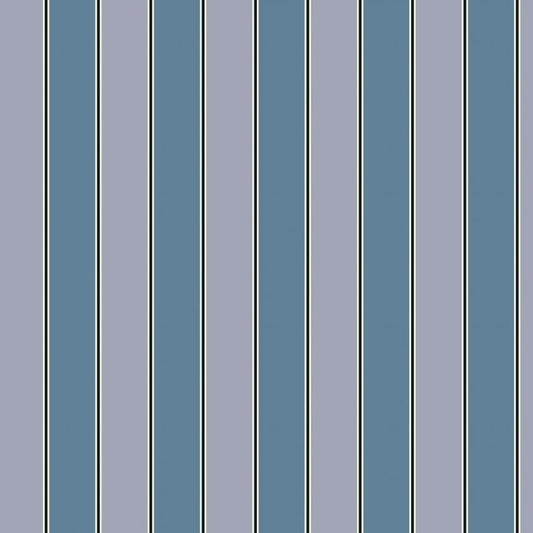 ORSMAN STRIPE Wallpaper - Amethyst & Celadon - House of Hackney