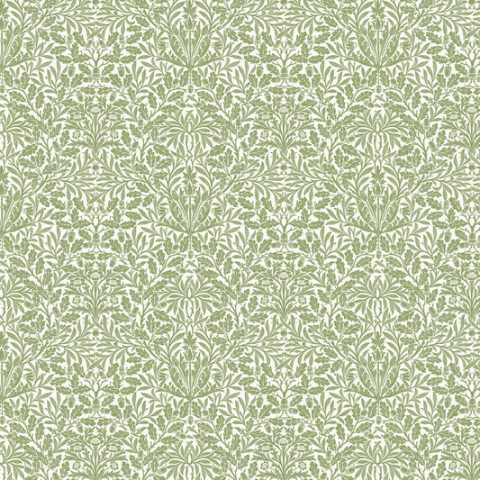 Pure Acorn Wallpaper - Fennel - 217402 - Morris Wallpaper WD