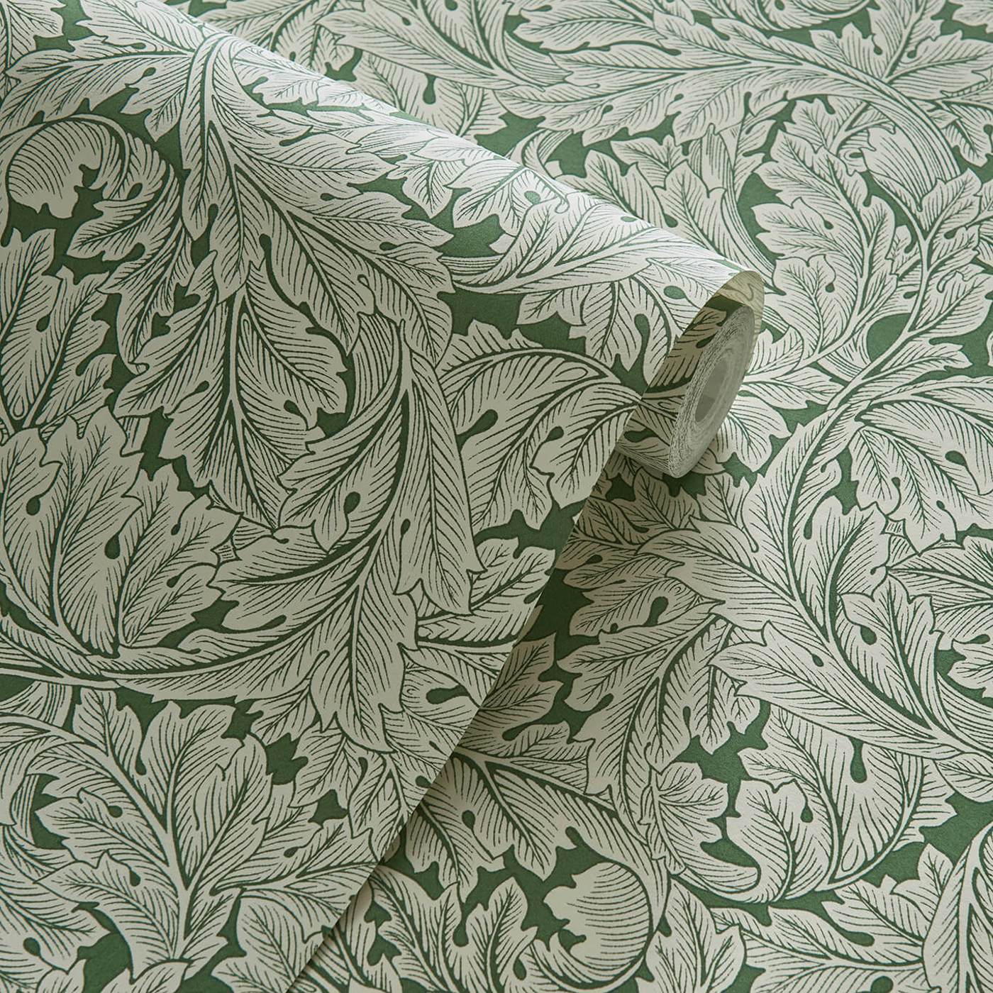 Acanthus Wallpaper - Sage - Clarke & Clarke - W0175/01