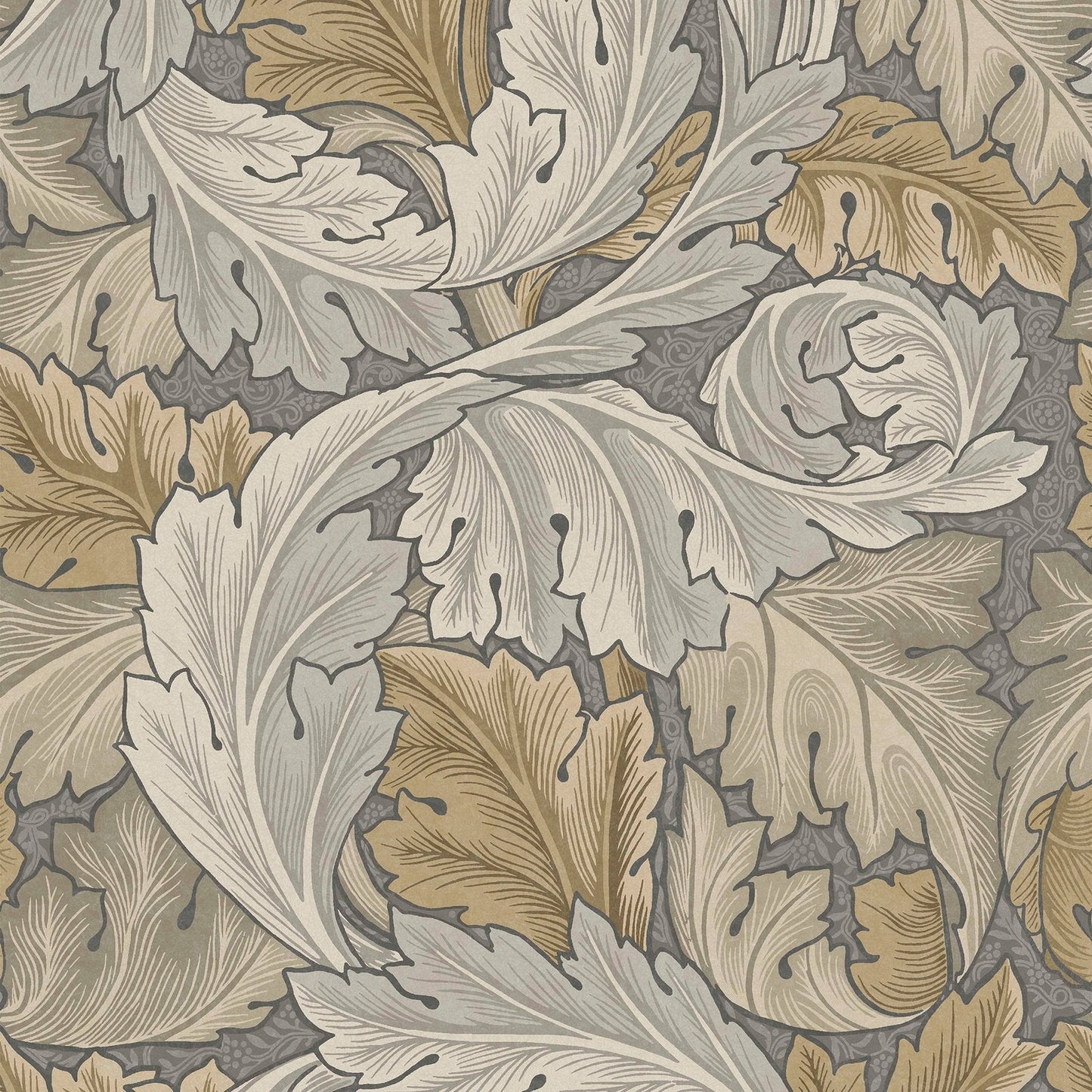 Acanthus Wallpaper - Neutral - 124226 - William Morris AH - Premier Wallcovering