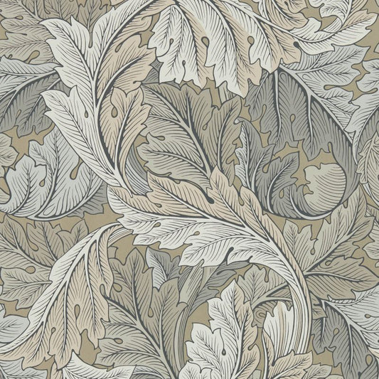 Acanthus Wallpaper - Manilla/Stone - Morris & Co - 216441