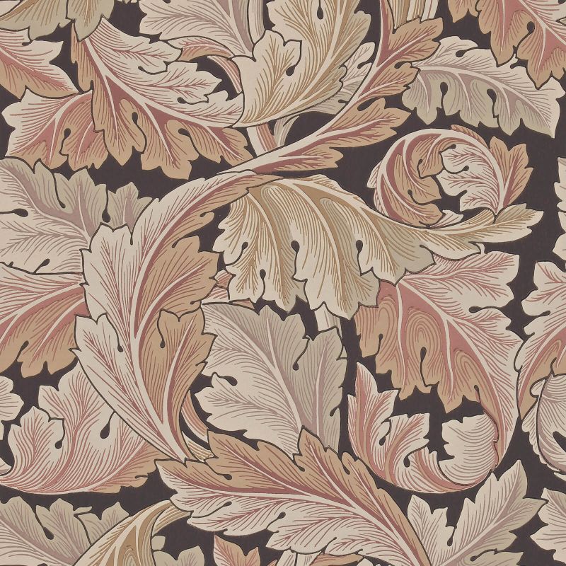 Acanthus Wallpaper - Terracotta - Morris & Co - 212551
