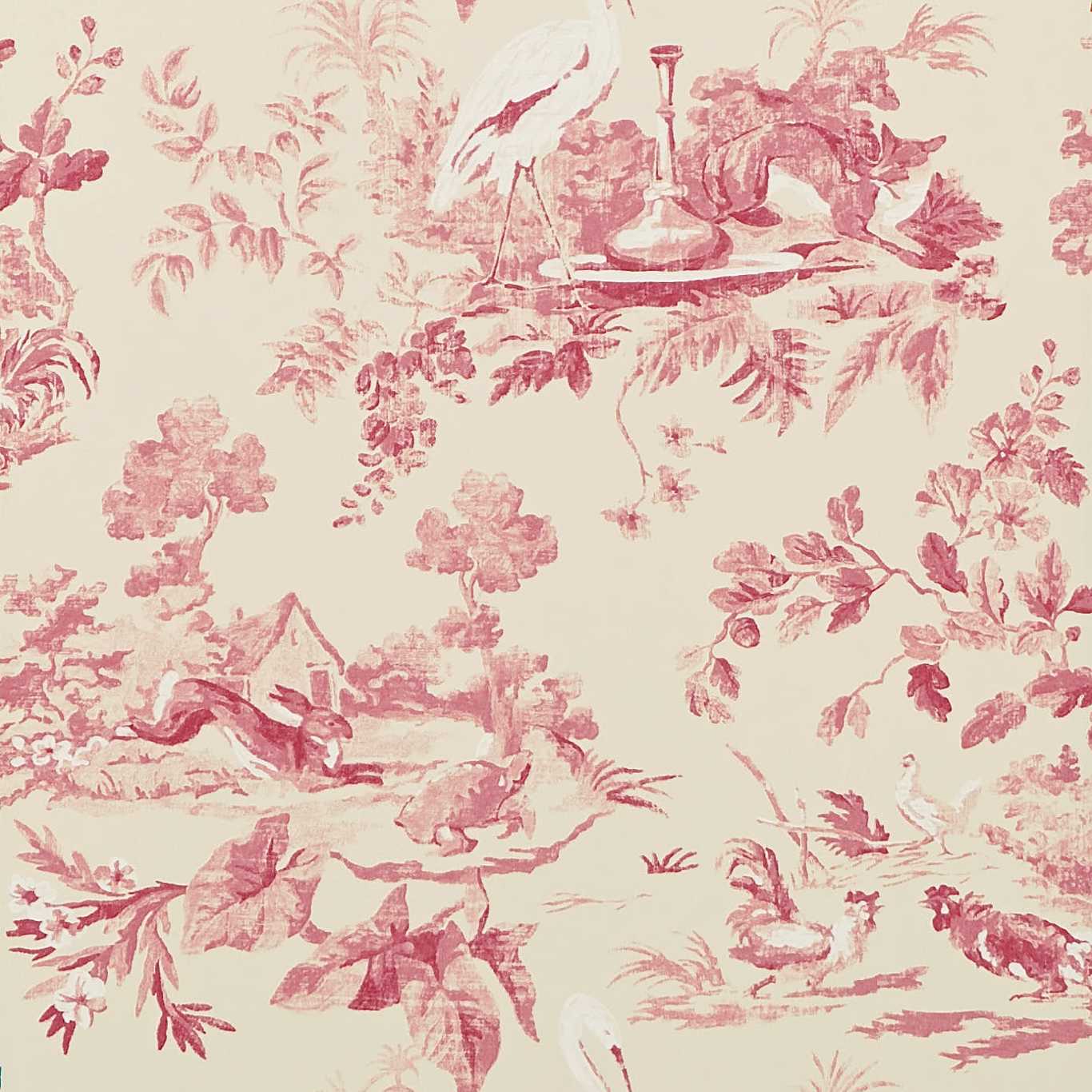 Aesop’s Fables Wallpaper - Pink - DCAVAE101