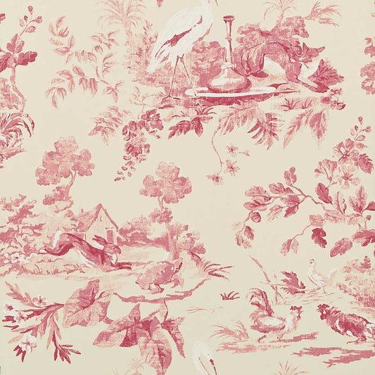 Aesop’s Fables Wallpaper - Pink - DCAVAE101