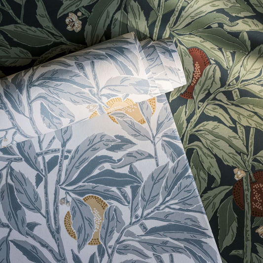 Ancient Apple Orchard Wallpaper - Golden Knot & Sage - Sanderson - DHIP217494 - Morris Wallpaper