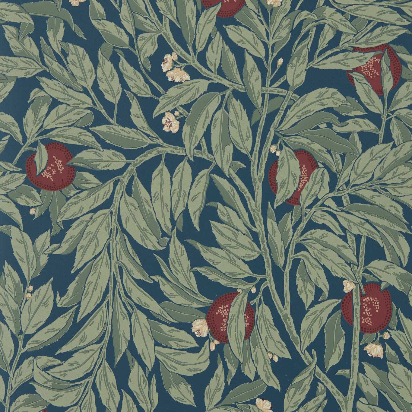 Ancient Apple Orchard Wallpaper - Midnight - DHIP217495