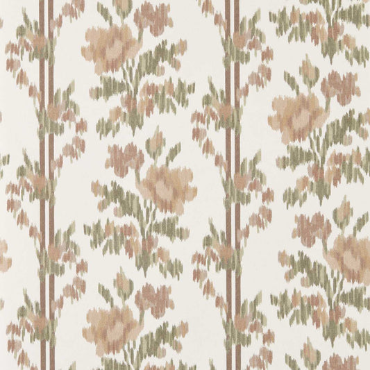 Apothecary Rose Wallpaper - Parchment & Olivine - DHIP217498