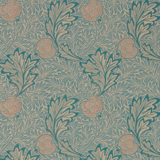 Apple Wallpaper - Indigo Antique - Morris & Co - 216690