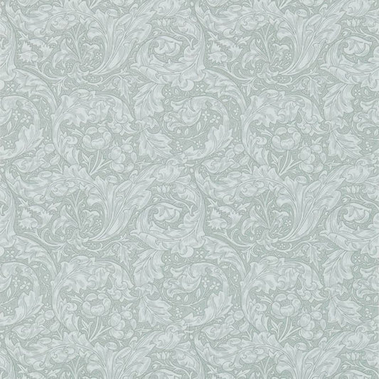 Bachelors Button Wallpaper - Silver - Morris & Co - 216824