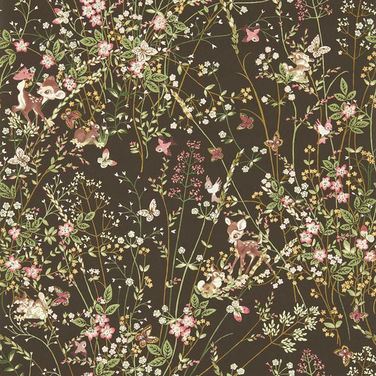 Bambi Wallpaper - Chocolate - DDIW217277