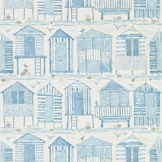 Beach Huts Wallpaper - Marine - DCOA216560