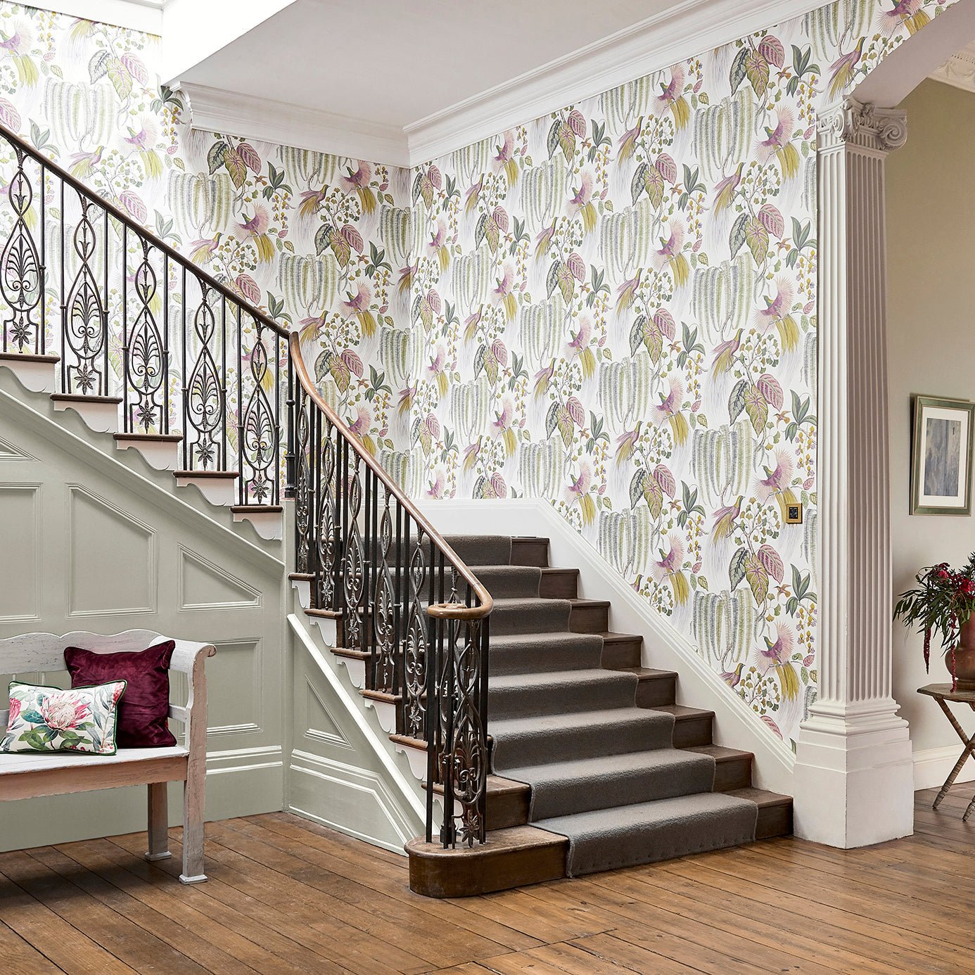 Bird Of Paradise Wallpaper - Linen - Sanderson - DGLW216652 - Morris Wallpaper