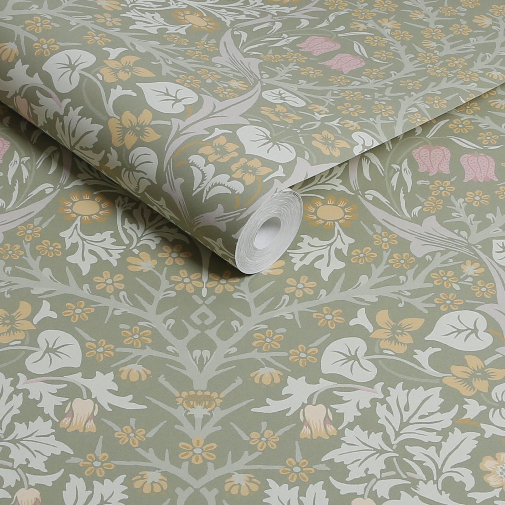 Blackthorn Wallpaper - Sage - 124253 - William Morris AH - Premier Wallcovering