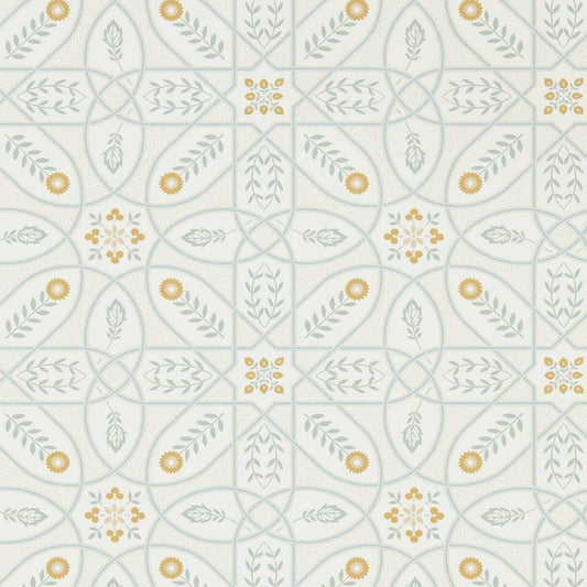 Brophy Trellis Wallpaper - Ivory Sage - Morris & Co - 216700