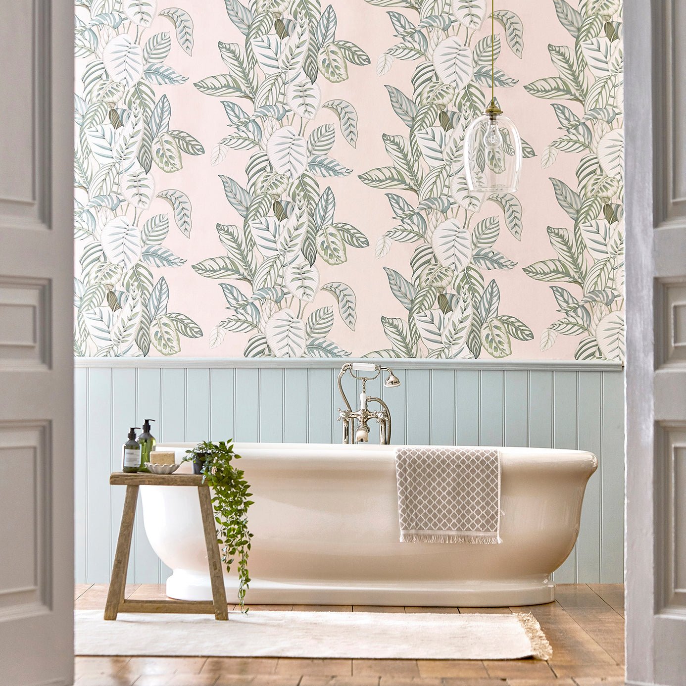 Calathea Wallpaper - Olive - Sanderson - DGLW216631 - Morris Wallpaper