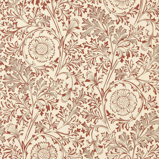 Chamomile Wallpaper - Flax/Madder - Morris & Co - 217587