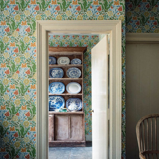 Compton Wallpaper - Summer Yellow - Morris & Co - 217099