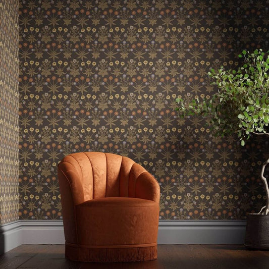 Daisy Wallpaper - Pale Green/Rose - 212559 - Morris & Co