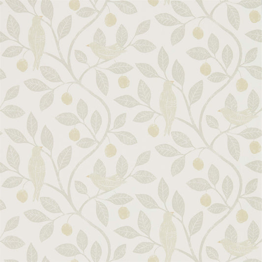 Damson Tree Wallpaper - Linen/Honey - DHPO216366