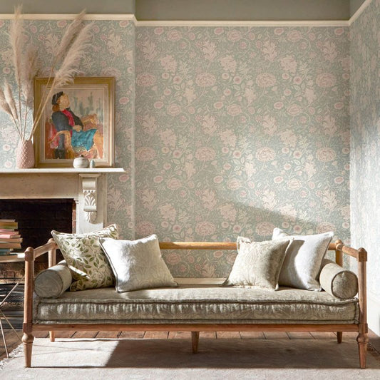 Double Bough Wallpaper - Pewter - Morris & Co - 216684