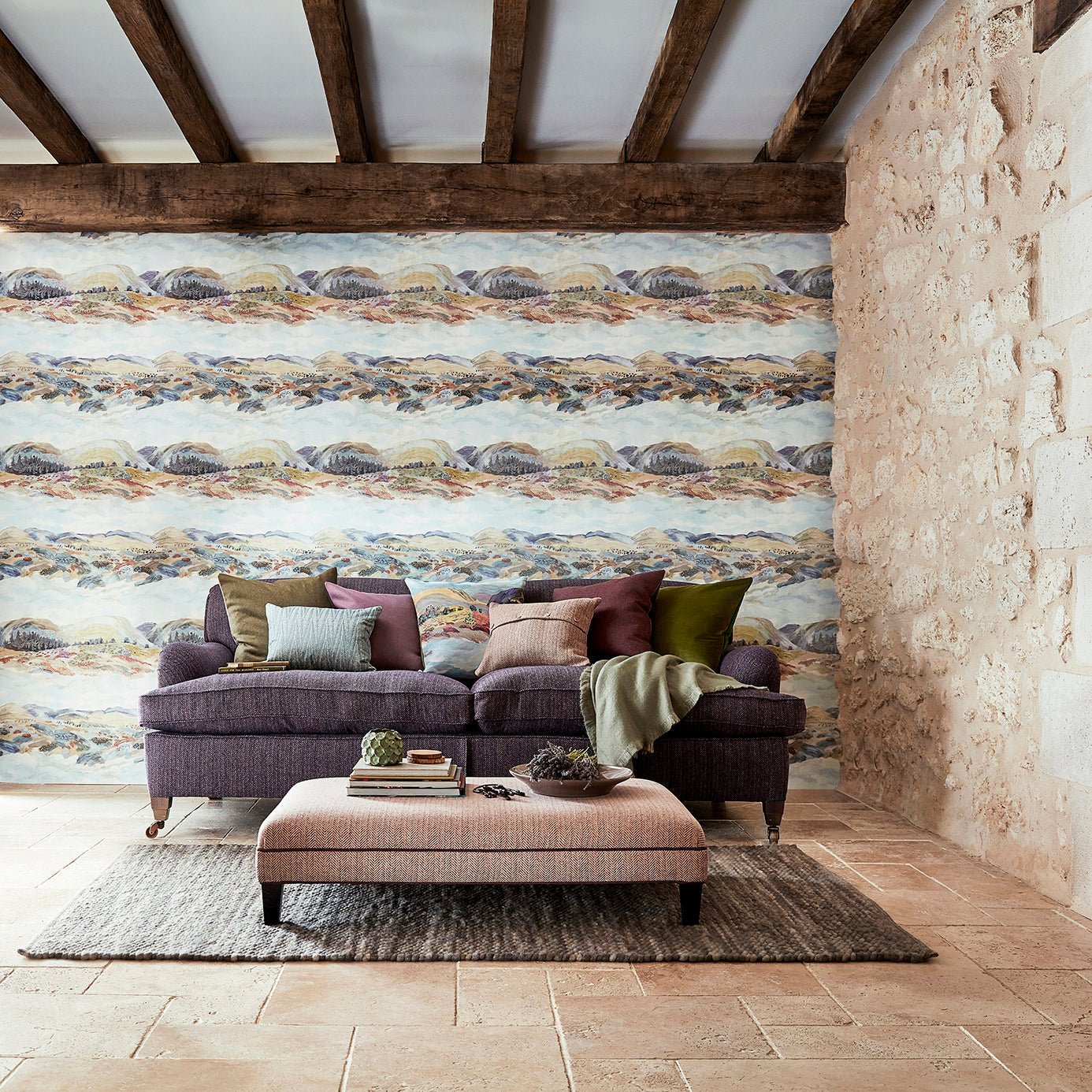 Elysian Wallpaper - Sage Grey - Sanderson - DYSI216593 - Morris Wallpaper