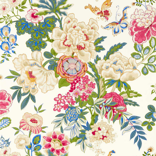 Emperor Peony Wallpaper - Lotus Pink - DWAW217121
