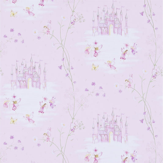Fairy Castle Wallpaper - Pink - DLIT214046
