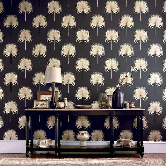 Fan Palm Wallpaper - Botanical Green - Sanderson - DGLW216636 - Morris Wallpaper