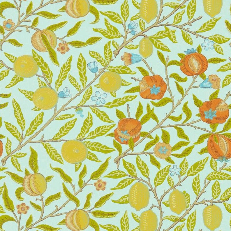 Fruit Wallpaper - Sky - Morris & Co - 217102