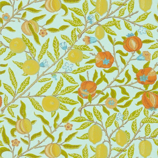 Fruit Wallpaper - Sky - Morris & Co - 217102