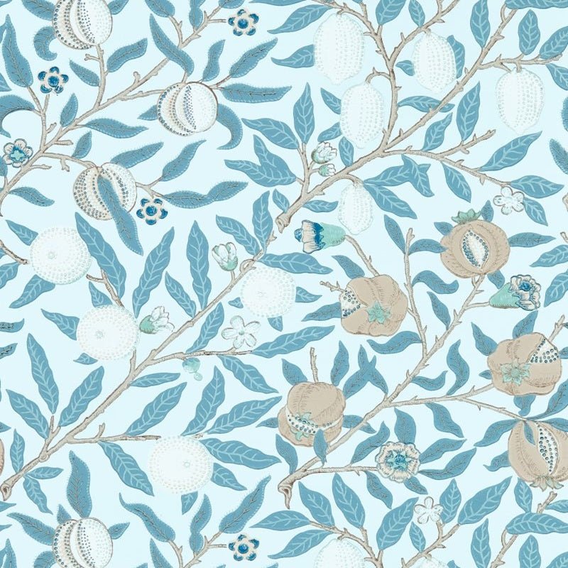 Fruit Wallpaper - Slate/Vellum - Morris & Co - 217084