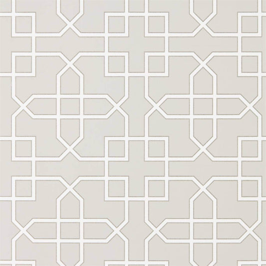 Hampton Trellis Wallpaper - Grey - DGLW216661
