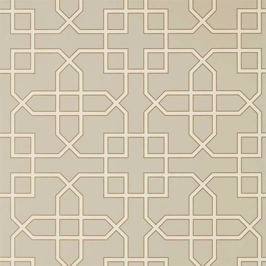 Hampton Trellis Wallpaper - Linen - DGLW216659