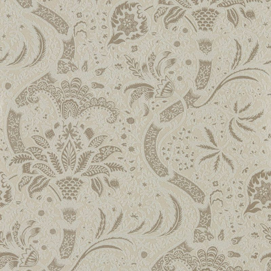 Indian Beaded Wallpaper - Stone/Linen - Morris & Co - 216443