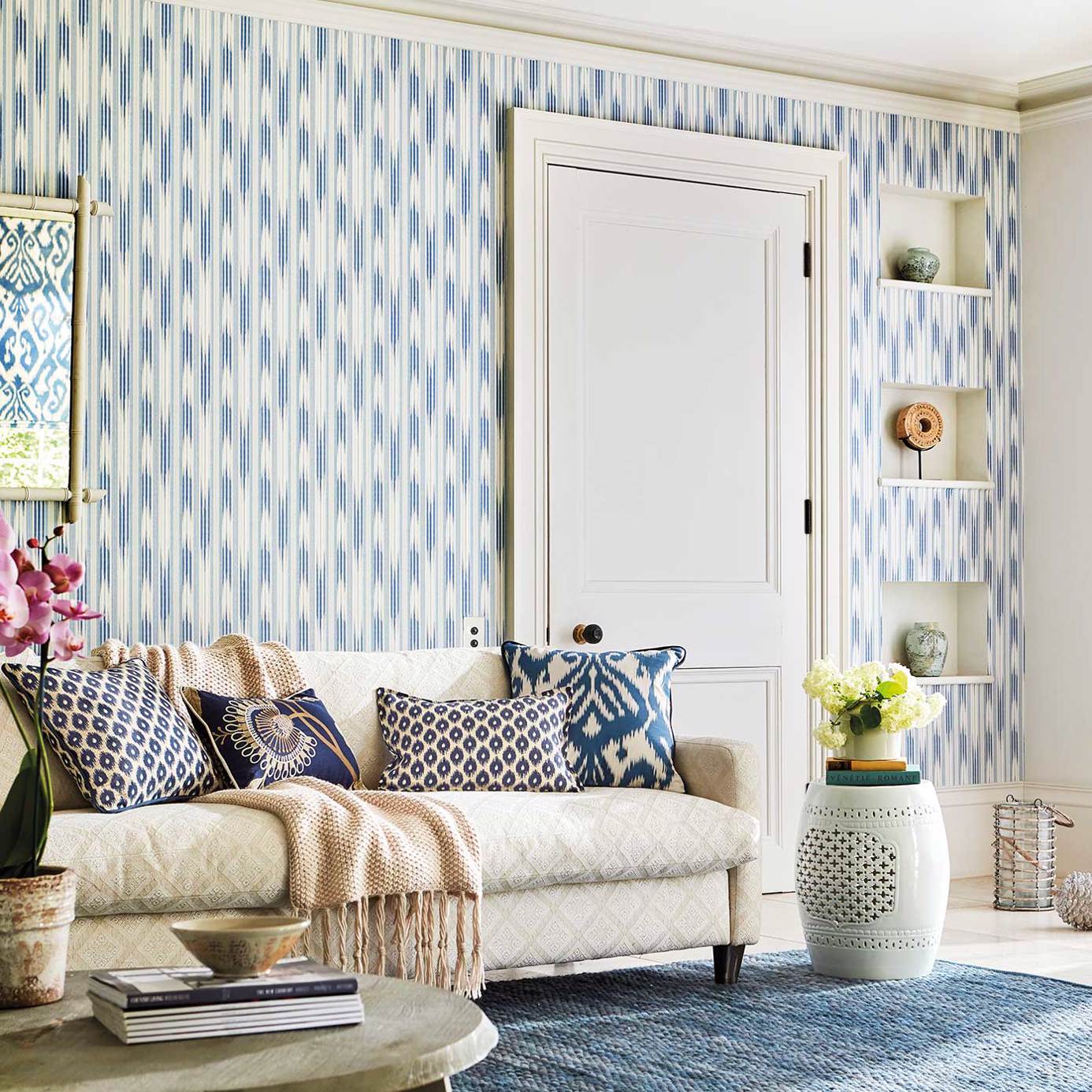 Ishi Wallpaper - Emerald - Sanderson - DCPW216779 - Morris Wallpaper