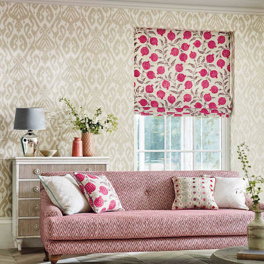 Kasuri Wallpaper - Caraway - Sanderson - DCPW216782 - Morris Wallpaper