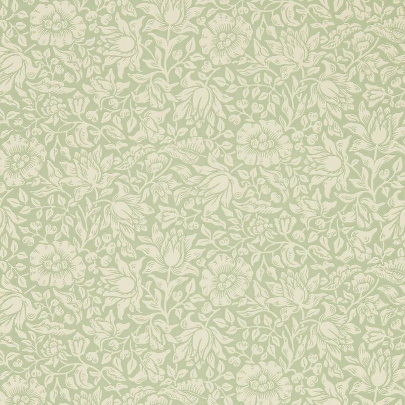 Mallow Wallpaper - Apple Green - Morris & Co - 216678