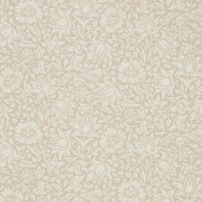 Mallow Wallpaper - Dusky Rose - Morris & Co - 216675