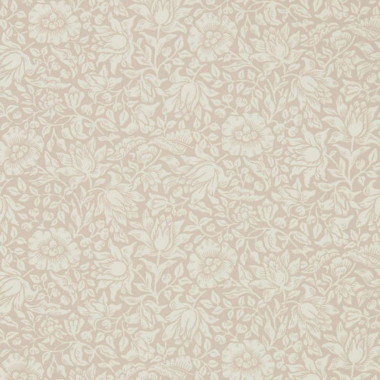 Mallow Wallpaper - Dusky Rose - Morris & Co - 216675