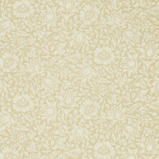 Mallow Wallpaper - Soft Gold - Morris & Co - 216677