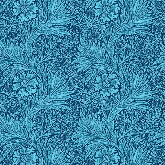 Marigold Wallpaper - Navy - Morris & Co - 216954