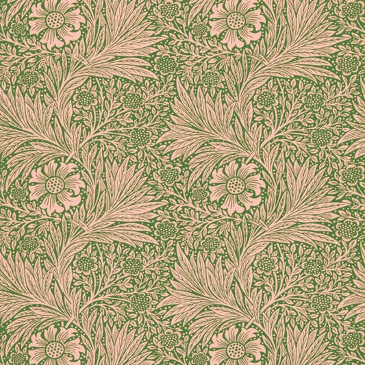 Marigold Wallpaper - Pink/Olive - Morris & Co - 216953