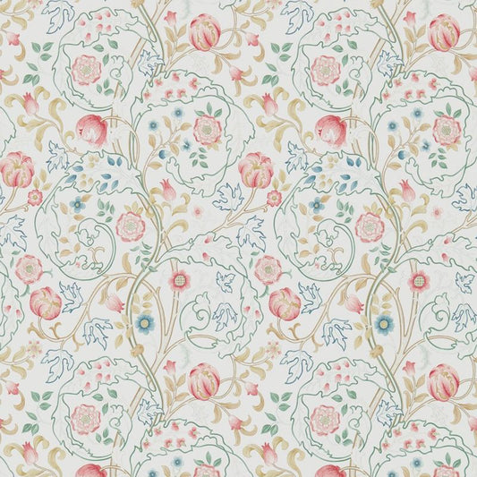 Mary Isobel Wallpaper - Pink/Ivory - 214728 - Morris & Co