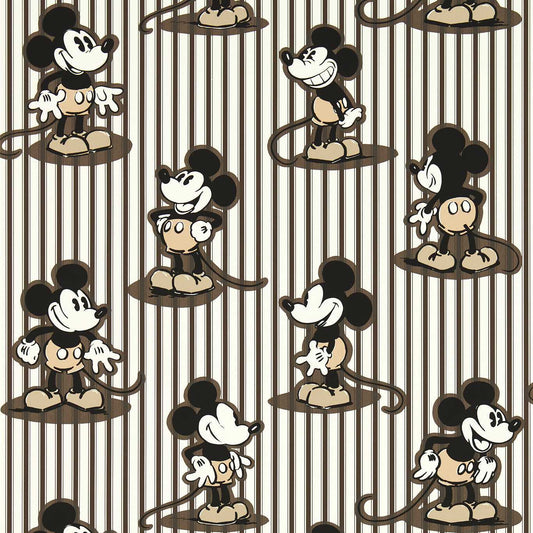 Mickey Stripe Wallpaper - Humbug - DDIW217272