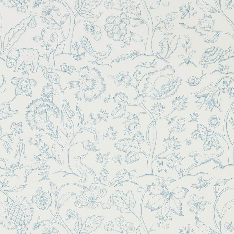 Middlemore Wallpaper - Cornflower Chalk - Morris & Co - 216698