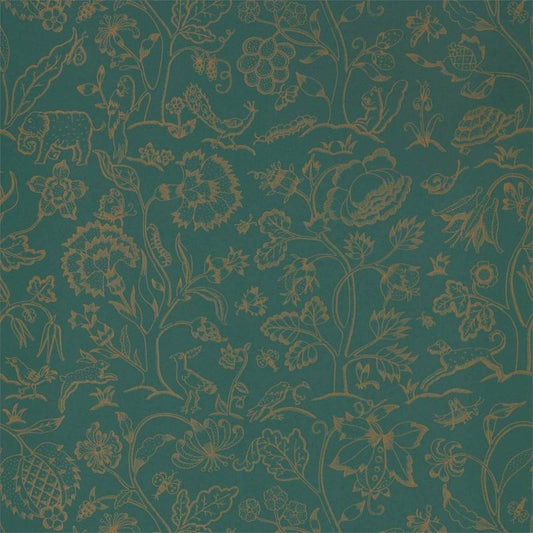 Middlemore Wallpaper - Moss Gold - Morris & Co - 216695