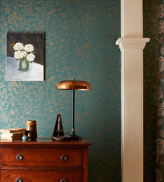 Middlemore Wallpaper - Sage Grey - 216694 - Morris & Co