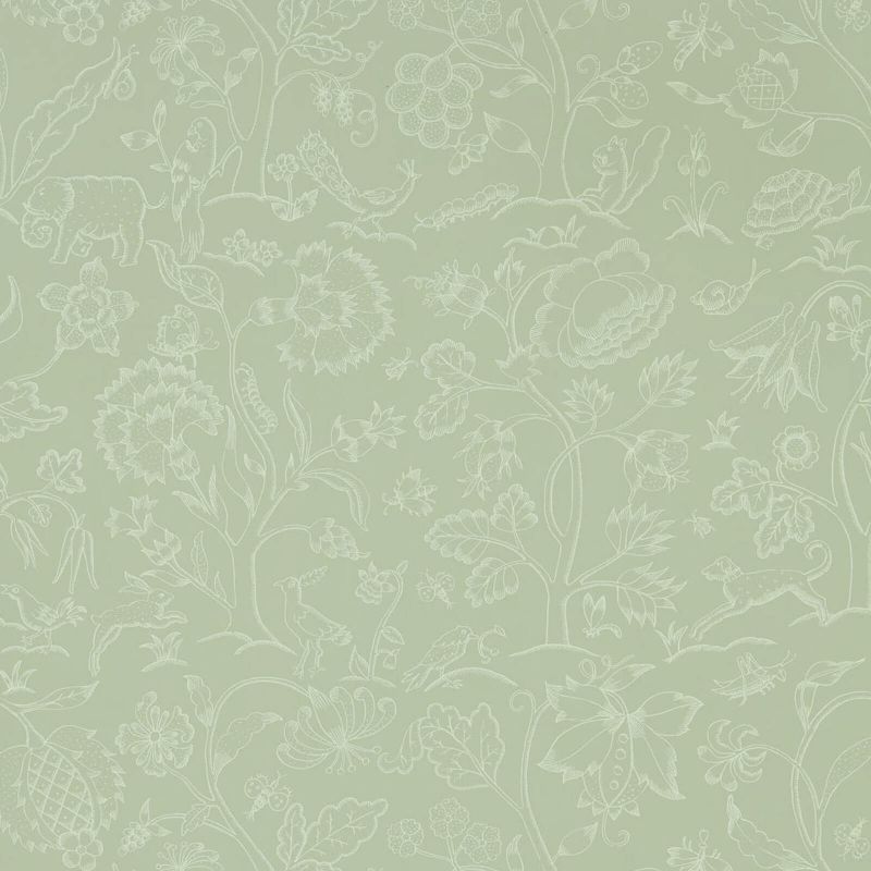 Middlemore Wallpaper - Sage Grey - Morris & Co - 216694